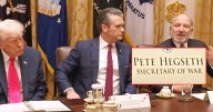 Pentagon Pete Hegseth Humiliated by Typo at Trump’s Cabinet Meeting