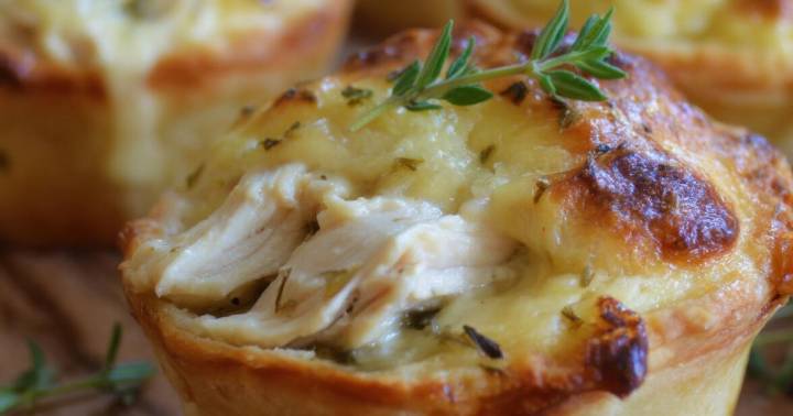 Miniature chicken pot pies warm the soul