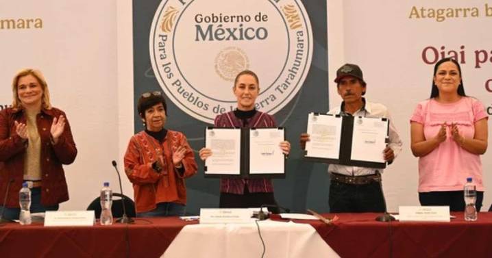 Sheinbaum restituye más de 3 mil hectáreas al pueblo Ódami en Chihuahua