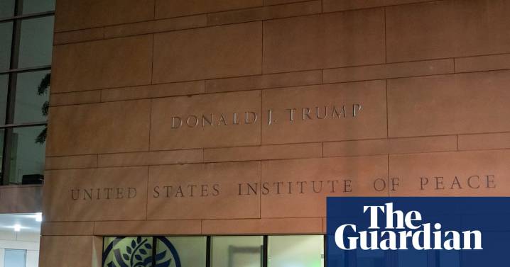 US Institute of Peace renamed for Donald Trump despite legal battle