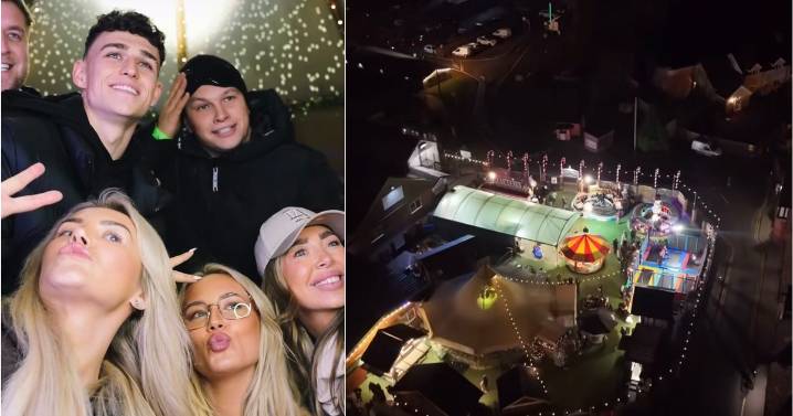 Phil Foden books out entire festive village for 'perfect' Christmas party