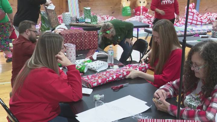 Boerne volunteers wrap hundreds of Christmas gifts for children removed from their homes