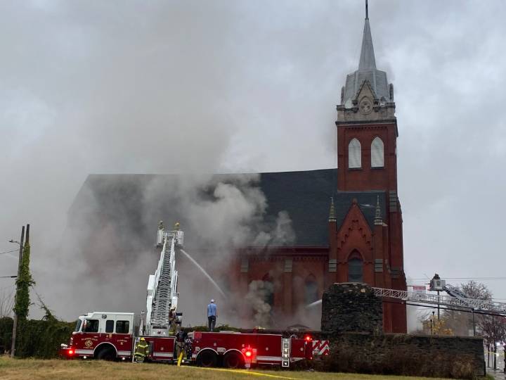 Cause of fire at former Chester Catholic church announced