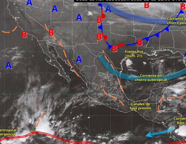 Clima en México hoy 13 de diciembre de 2025: Llega un nuevo frente frío y afectará estos estados