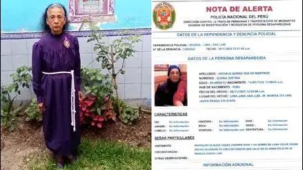 San Luis: adulta mayor de 89 años con sordera desapareció tras salir de su casa hace más de un día