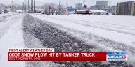 ODOT snowplow hit by fuel tanker