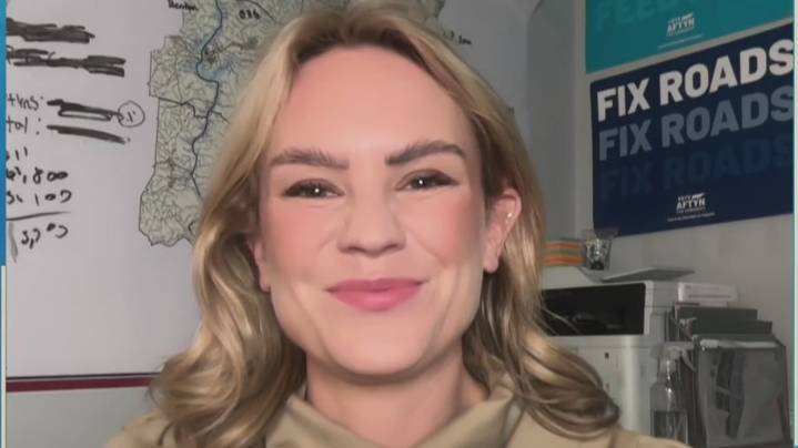 Tennessee 7th Congressional District candidate Aftyn Behn on election day