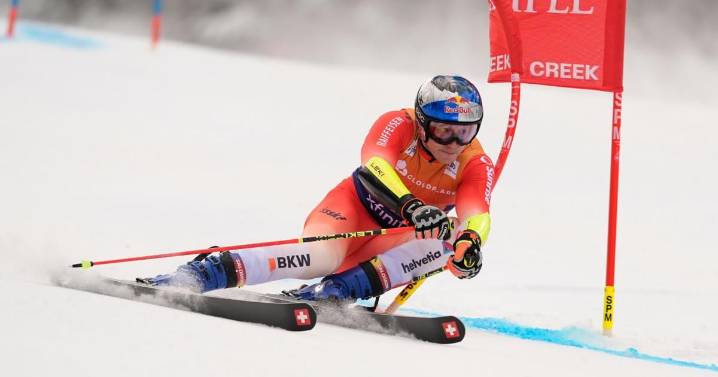 Swiss racer Marco Odermatt takes lead after 1st GS run, goes for 2nd win at Beaver Creek in 4 days