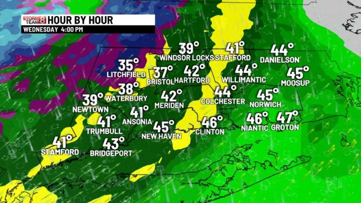 Rain & a little snow on the way