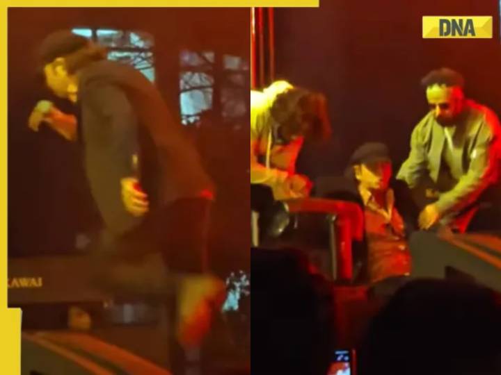 Viral video: Mohit Chauhan SUFFERS mishap at Bhopal live concert