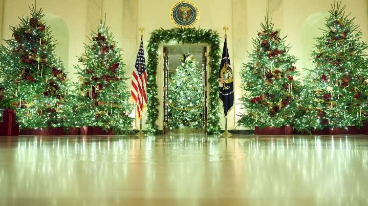 Melania Trump reveals White House holiday decorations and her theme, 'Home Is Where the Heart Is'