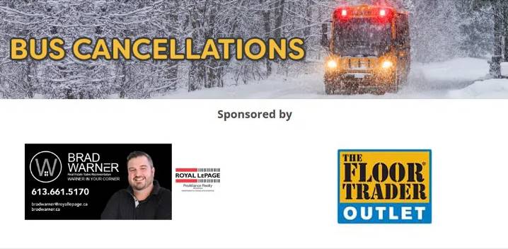 School buses in some northern areas cancelled