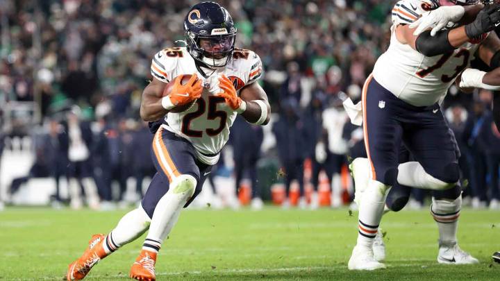 Bears’ Kyle Monangai upgraded on injury report, but Rome Odunze misses another practice