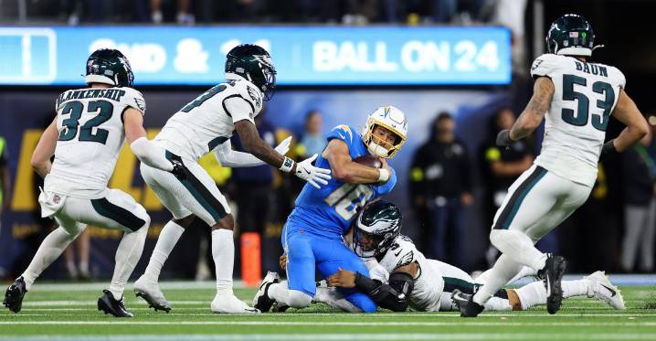 Eagles-Chargers snap counts: Defense has played 4 games worth in 3 weeks