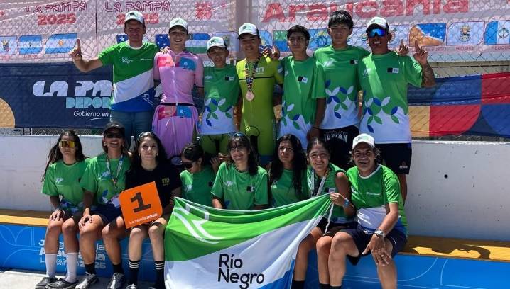 Medallas para Río Negro y Neuquén en natación, atletismo y ciclismo en los Juegos de la Araucanía