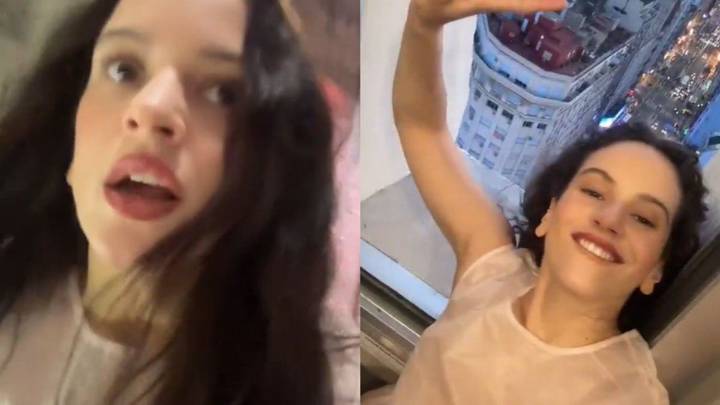 Rosalía terminó de conquistar a los argentinos con su aventura en el Obelisco: el video