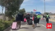 Migrantes ingresan a la fuerza y sin autorización a Perú desde frontera de Chile