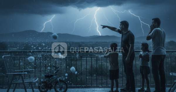 Alerta por fuertes tormentas en Salta: las zonas en peligro y a qué hora se larga