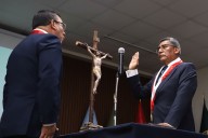 Darío Vásquez Rojas juramenta como presidente del Fuero Militar Policial