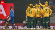 IND vs SA: India crumble in 214 chase as South Africa level T20I series 1