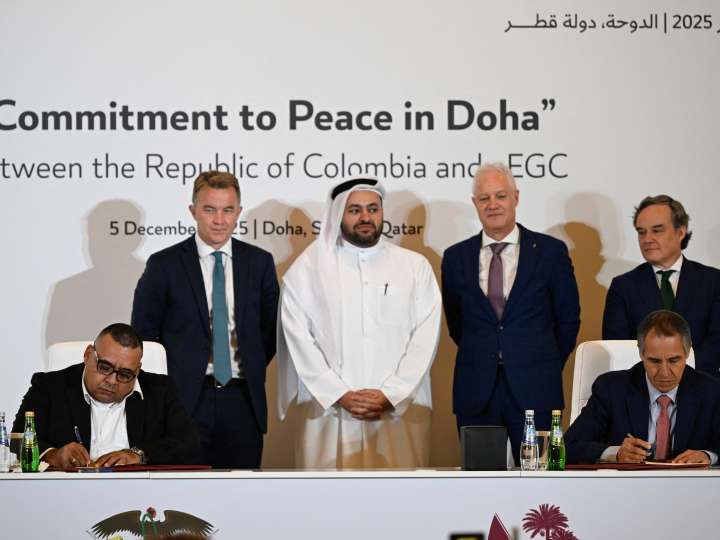 Colombia signs peace-building deal in Qatar with Clan del Golfo drug gang