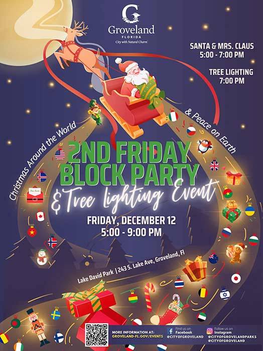 Groveland To Celebrate The Holidays With Tree Lighting And 34th Annual Christmas Parade