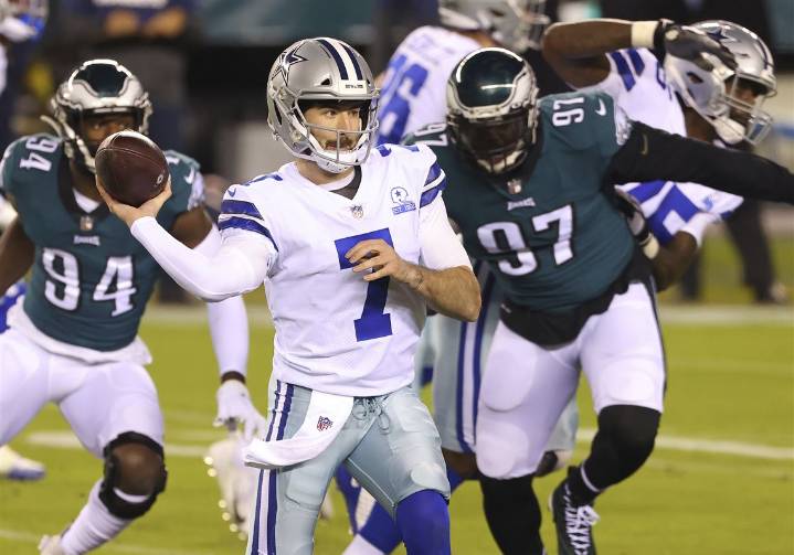 Ben DiNucci, former Pine-Richland standout, does his best Chad Powers imitation