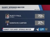 Where the Sandy Springs mayoral runoff stands so far