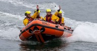 Northumberland lifeboat crew rescues person who fell from cliff