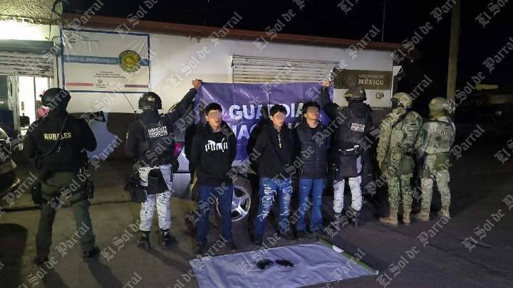 Identifican y presentan a los tres detenidos en Guachochi; declararon pertenecer a grupo criminal