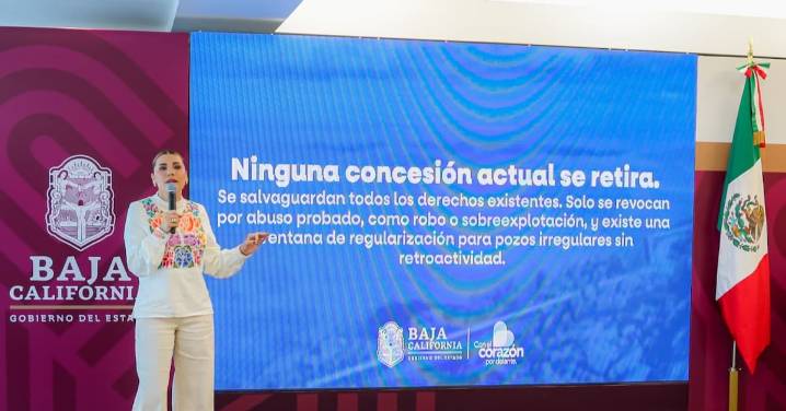 Marina del Pilar Ávila respalda nueva Ley General de Aguas que garantiza el agua como derecho humano