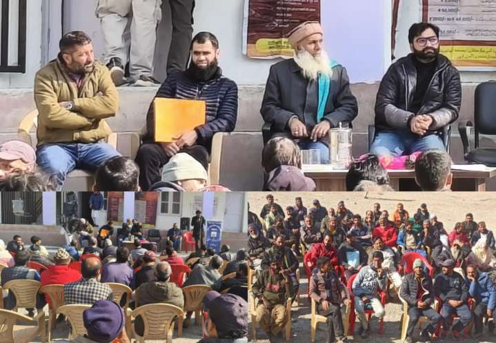Awareness camp on Labour Welfare Schemes held at Village Perhinder