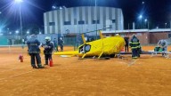 Cayó un helicóptero en el ex circuito KDT de Palermo y hay tres heridos