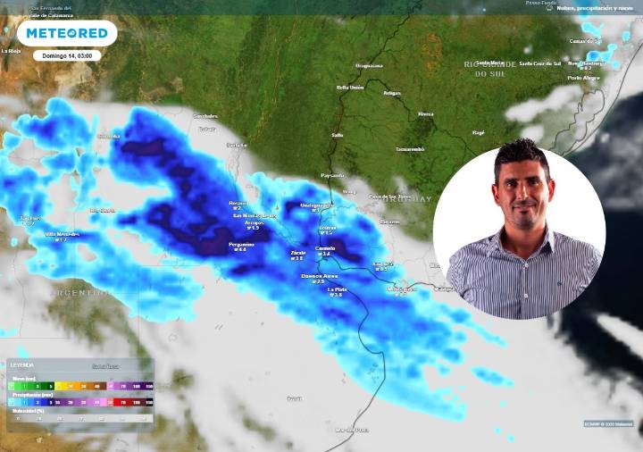 “Será otro fin de semana con tormentas y marcado descenso térmico en el centro de Argentina”, anticipa C. Garavaglia