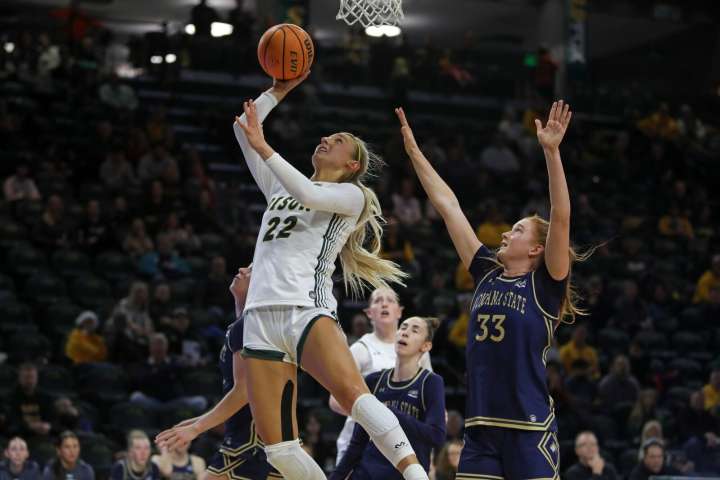 Double trouble: Koenen, Asp power Bison women to decisive victory against Montana State