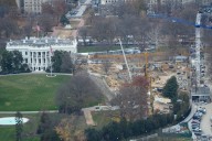 PHOTOS: New photos show ongoing construction on White House’s East Wing