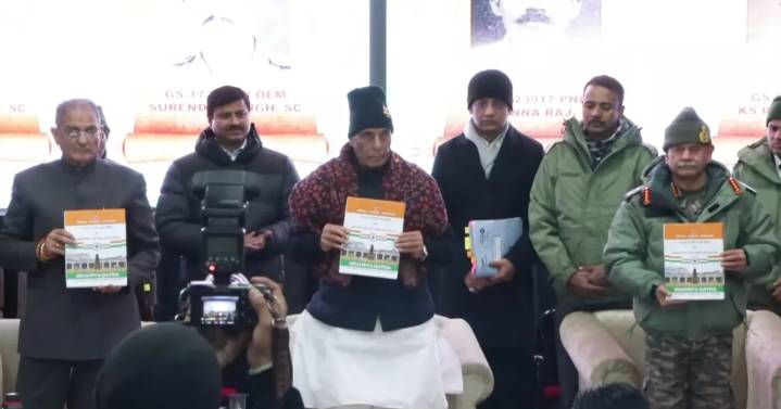 Rajnath Singh dedicates BRO’s 22 vital infrastructure projects for J&K