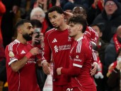 Salah assists Ekitike’s second as Liverpool beat Brighton in EPL