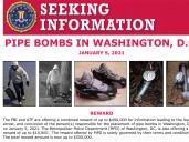 Man arrested in connection with pipe bombs placed before US Capitol riot