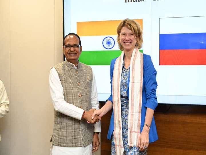 Shivraj Singh Chouhan, Oksana Lut hold talks in Delhi