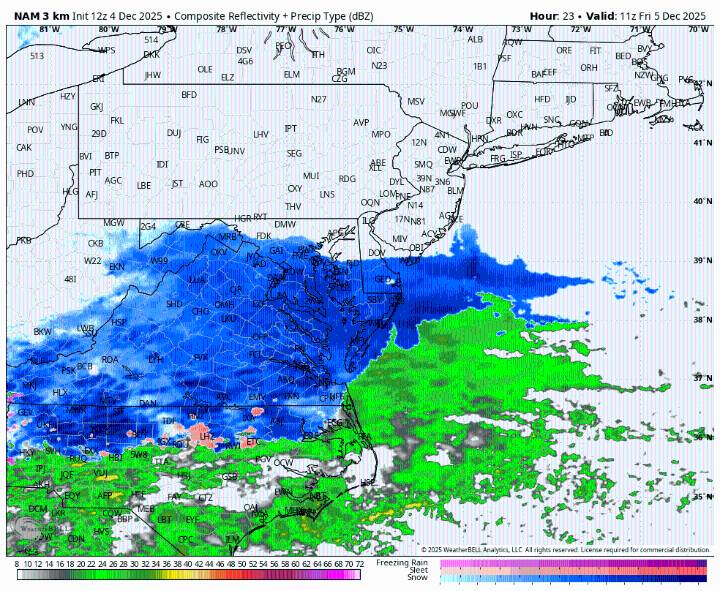 CWG Live: Colder air inbound for Friday along with light snow chance