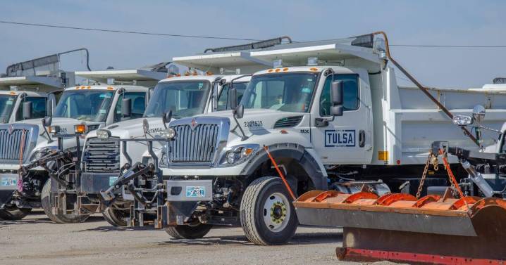 City of Tulsa prepared for winter weather Monday, just in case
