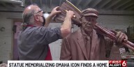 Statue memorializing Omaha icon finds a home