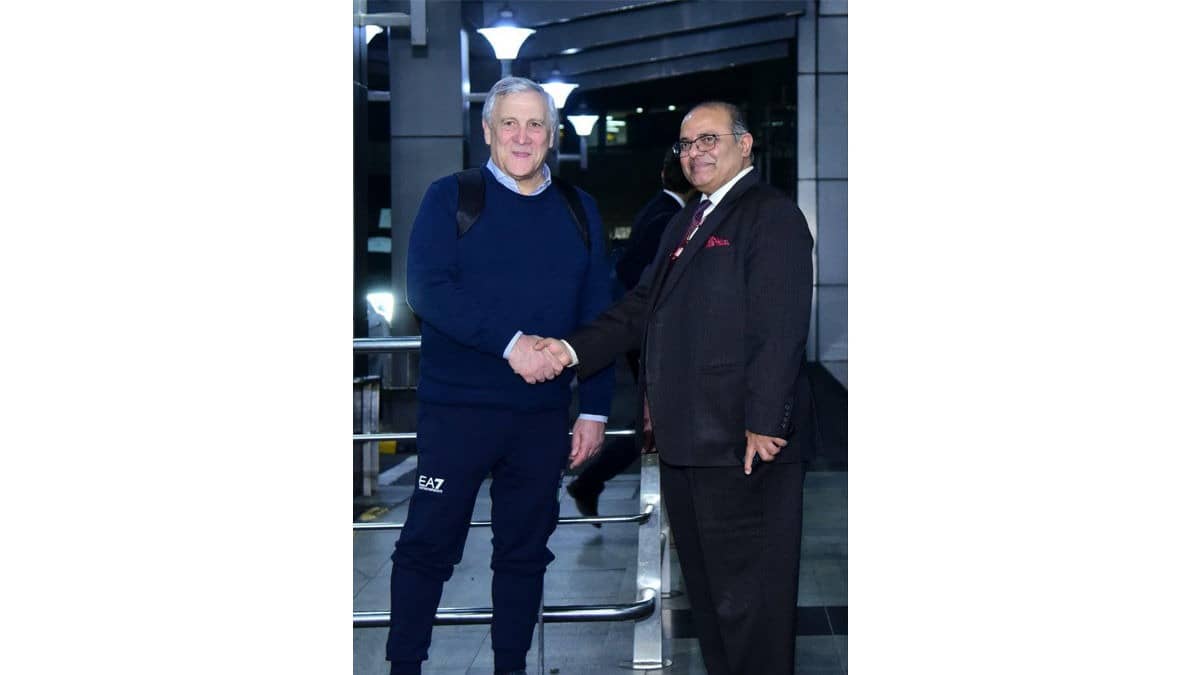 Italy's Deputy PM Antonio Tajani Arrives in New Delhi India News