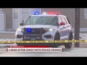 Adult killed, Columbus police officer injured in Franklinton crash involving cruiser