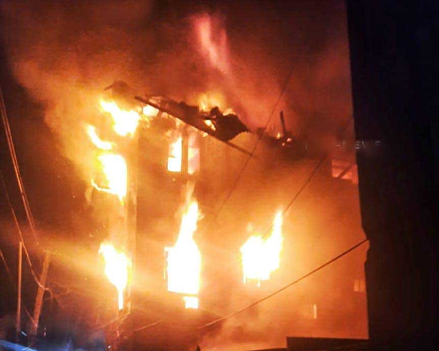 Fire Damages Multiple Houses in Srinagar