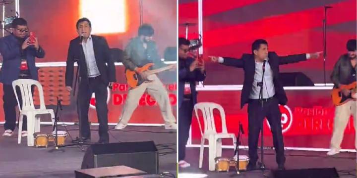 Juez Richard Concepción Carhuancho debuta como cantante con Triciclo Perú de Los Mojarras en concierto