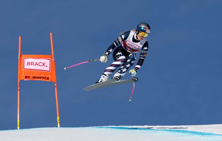 Vonn makes history at 41 with World Cup downhill win