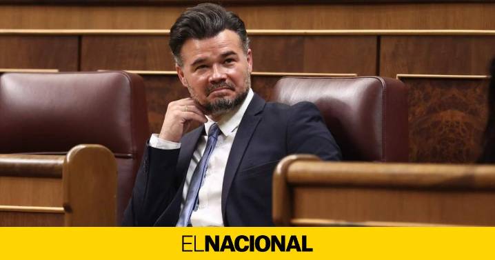 Rufián, sobre el 'no' de Junts a Sánchez: "No tengo puñeteras ganas de que Abascal sea vicepresidente"