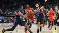 Pistons edge Trail Blazers on Duncan Robinson's late
